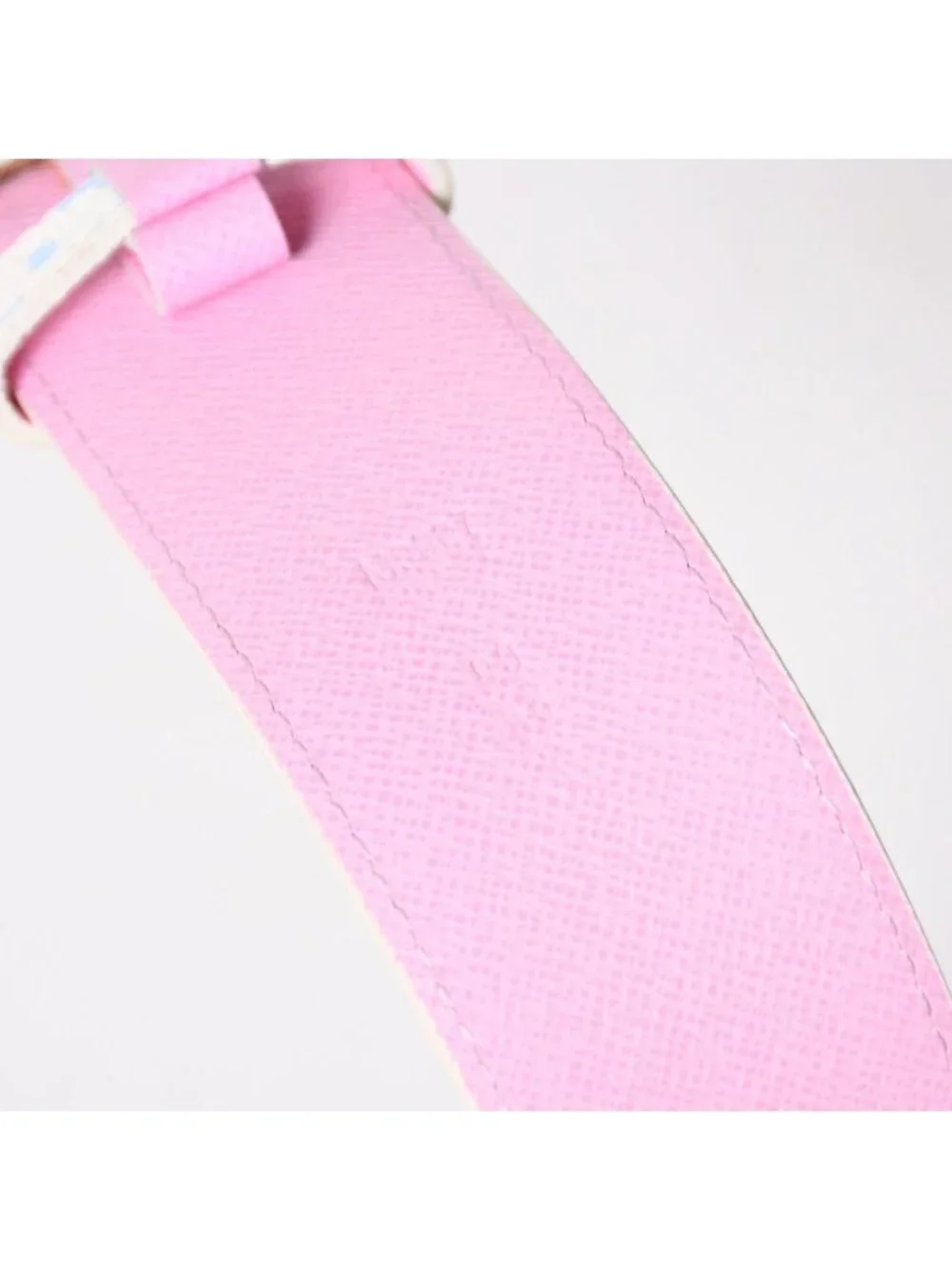 Louis Vuitton Ceinture Belt White Multicolor Gold